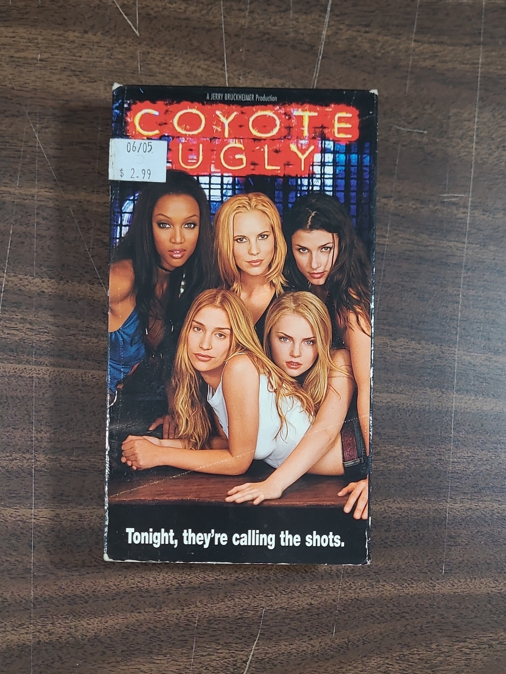 Coyote Ugly VHS Movie Tape - Black/Red Cover